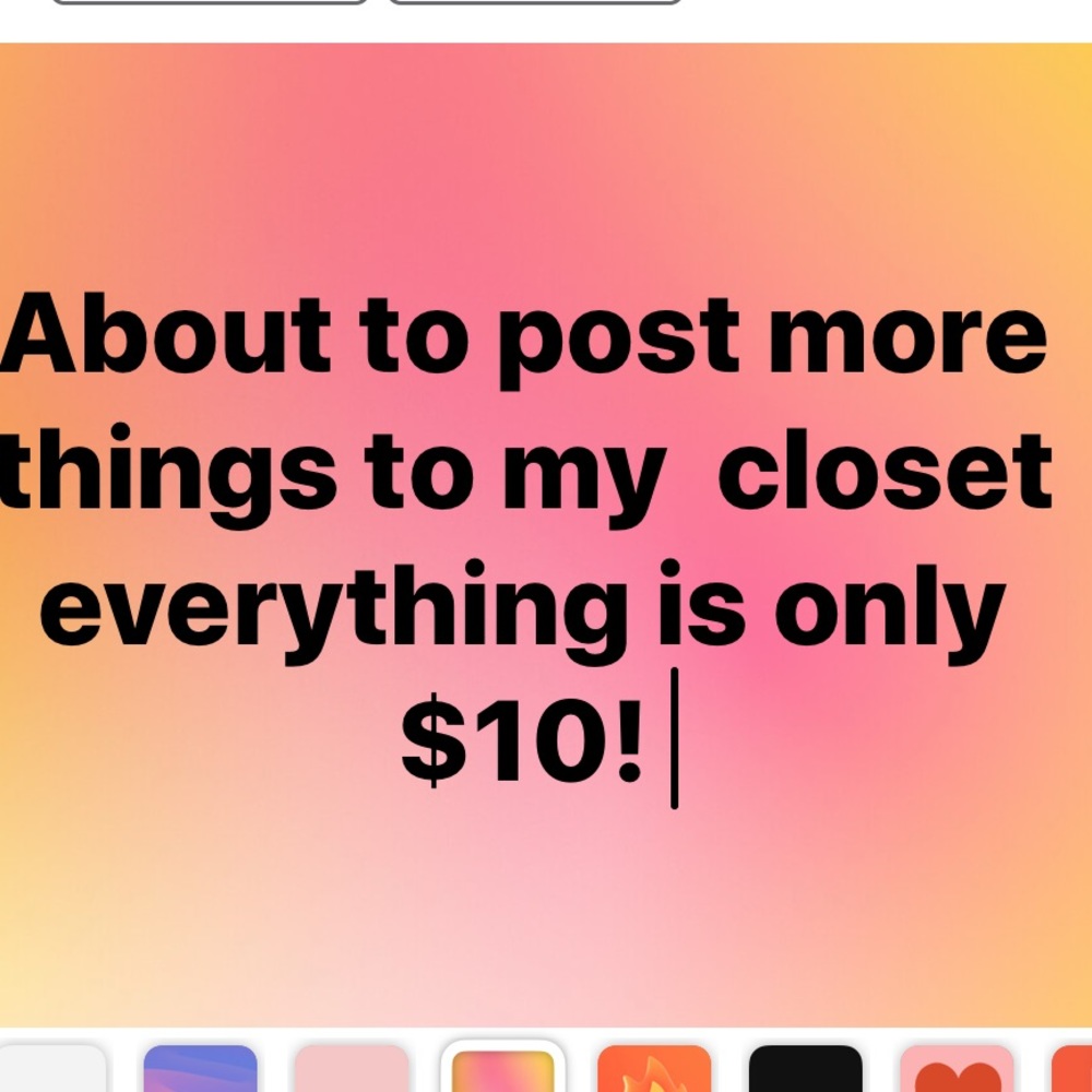 Updating closet!